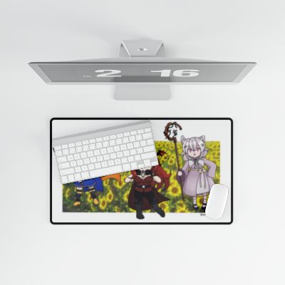 "Party of Three" 24 x 14 MTG Playmat - Palmtop Shisa