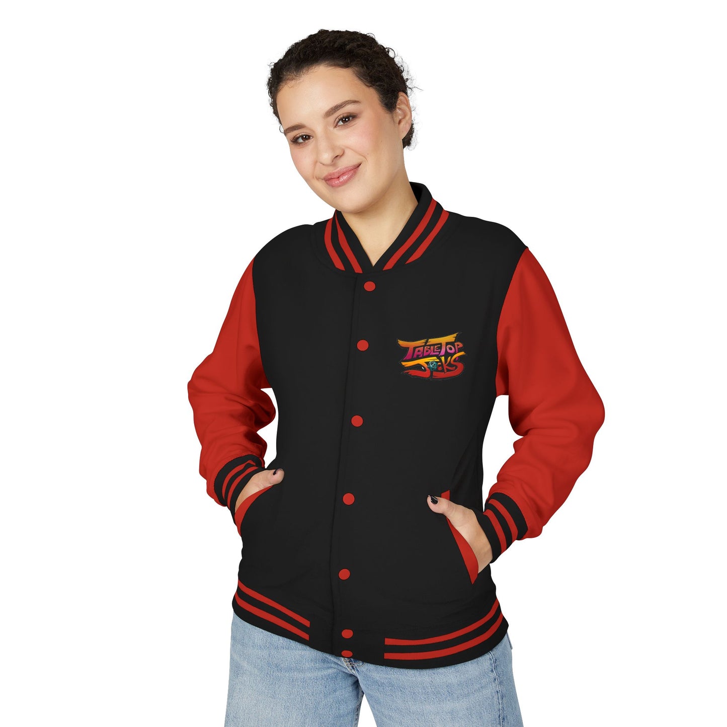 Tabletop Jocks Varsity Jacket