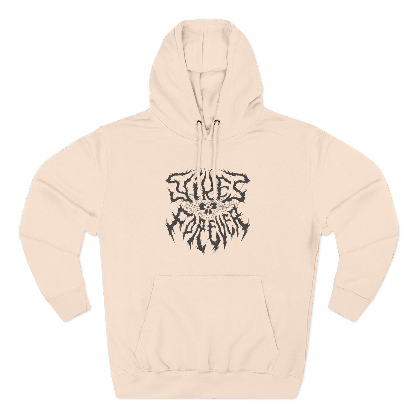 "Yikes Forever" Fleece Hoodie dark text on light background