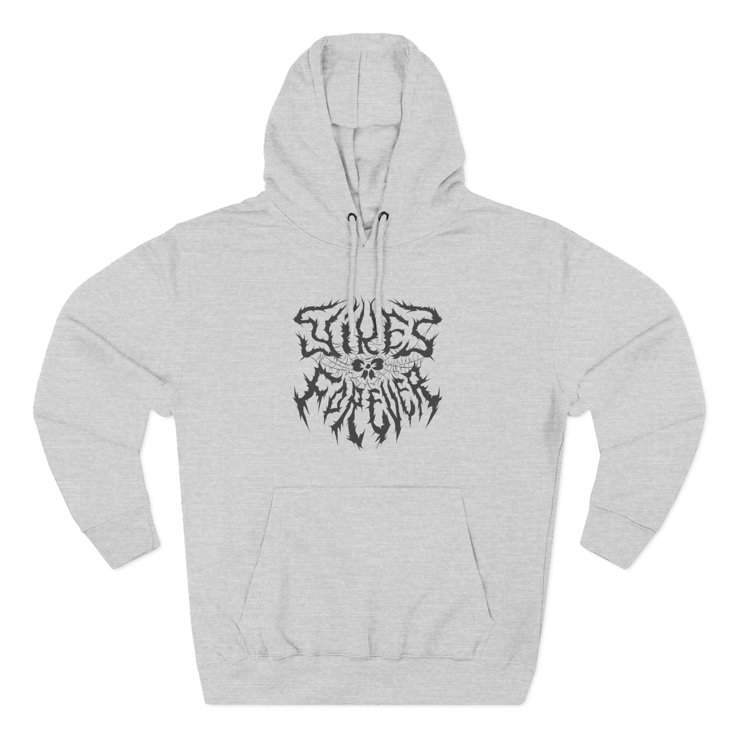 "Yikes Forever" Fleece Hoodie dark text on light background