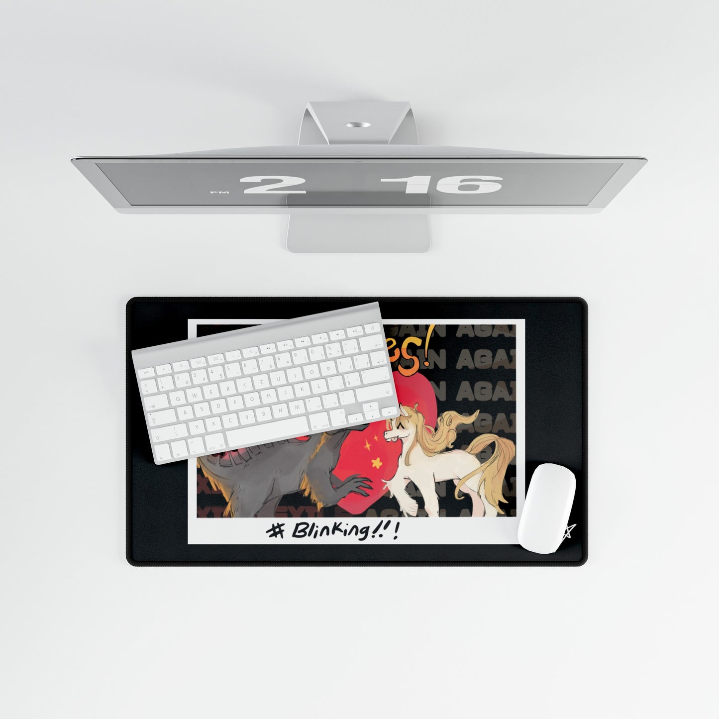 "Blinkin' Besties" 24 x 14 MTG Playmat