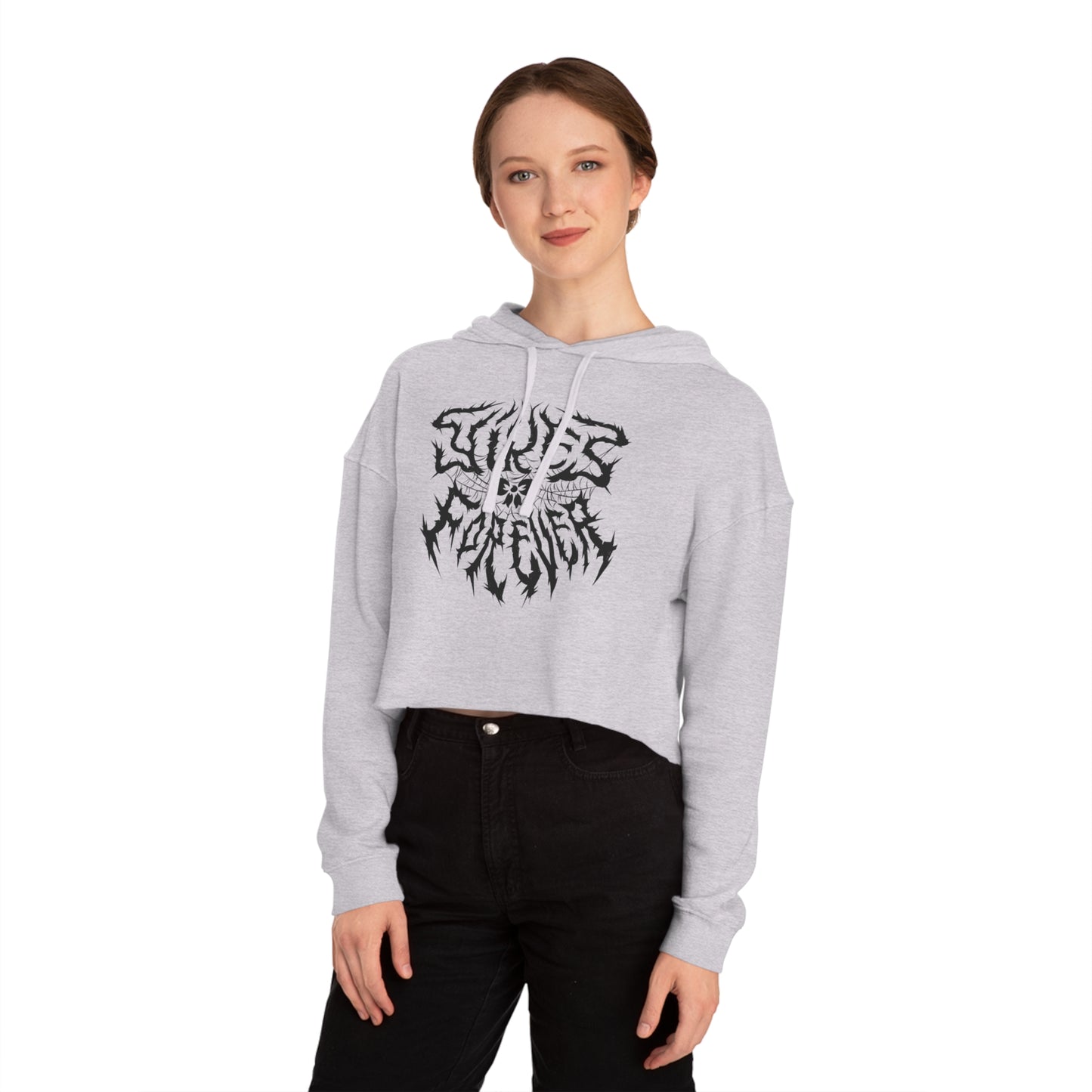 "Yikes Forever" Cropped Hoodie