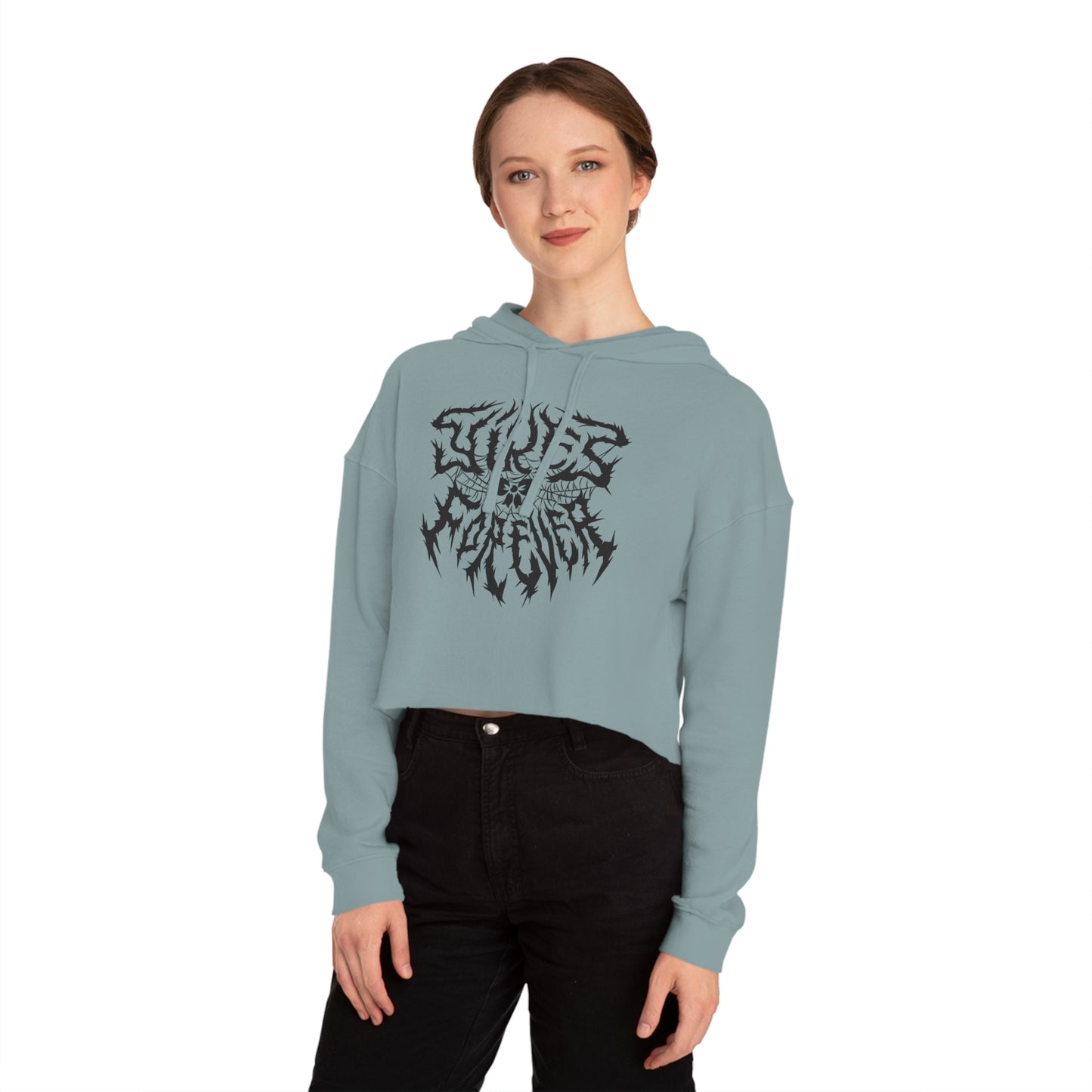"Yikes Forever" Cropped Hoodie