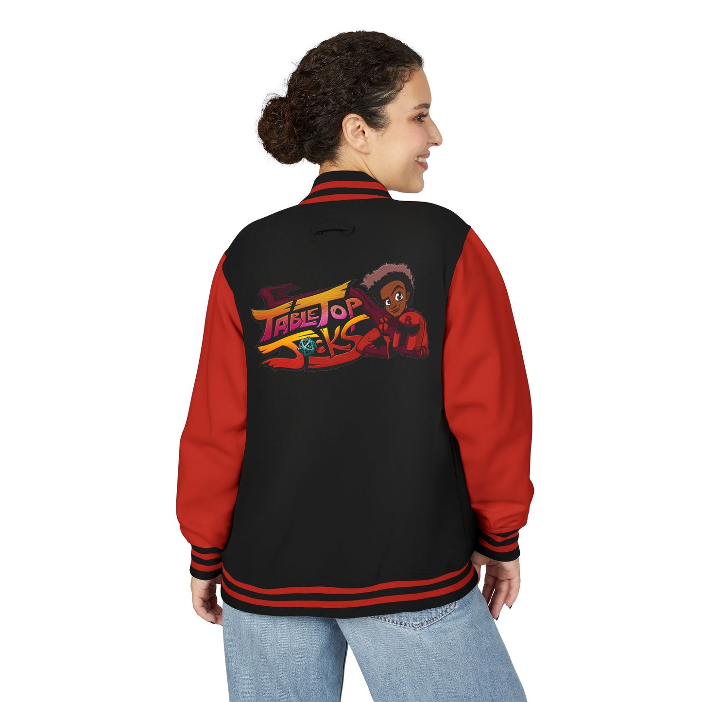 Tabletop Jocks Varsity Jacket