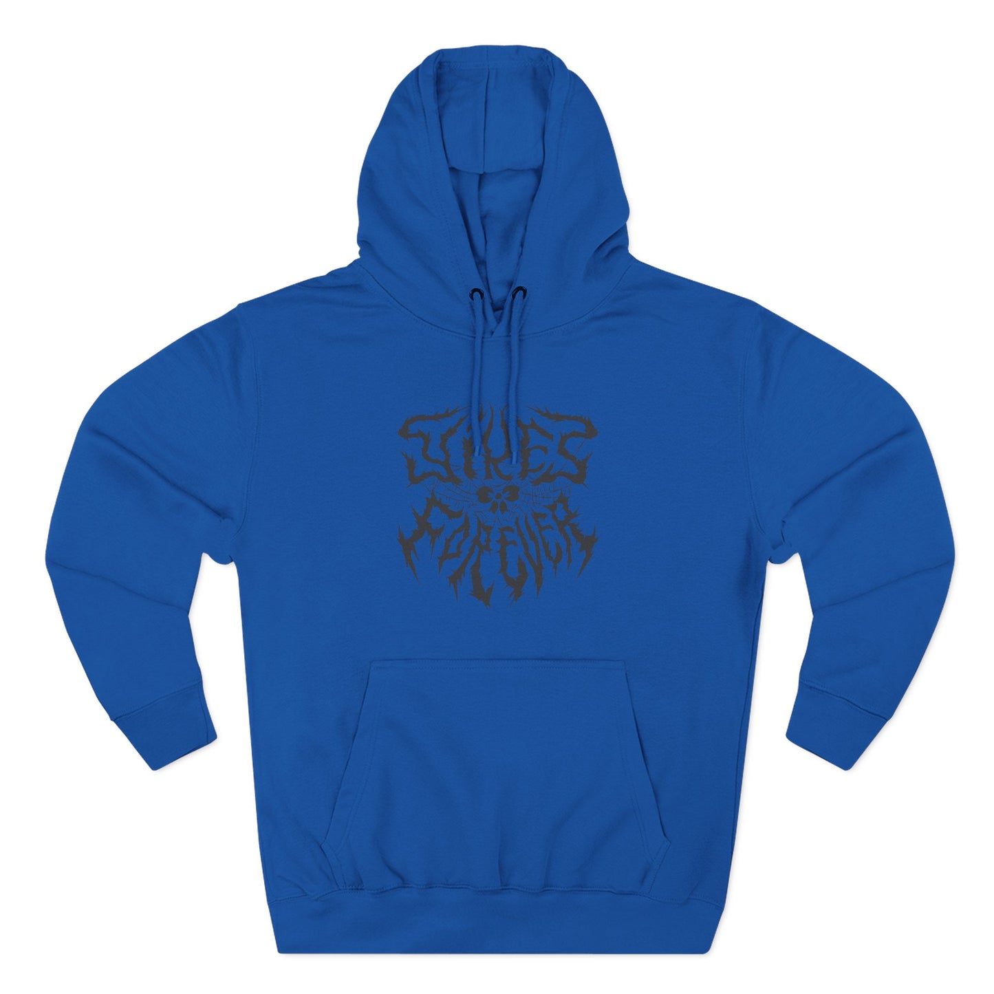 "Yikes Forever" Fleece Hoodie dark text on light background