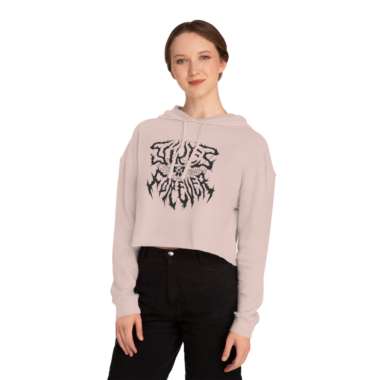 "Yikes Forever" Cropped Hoodie