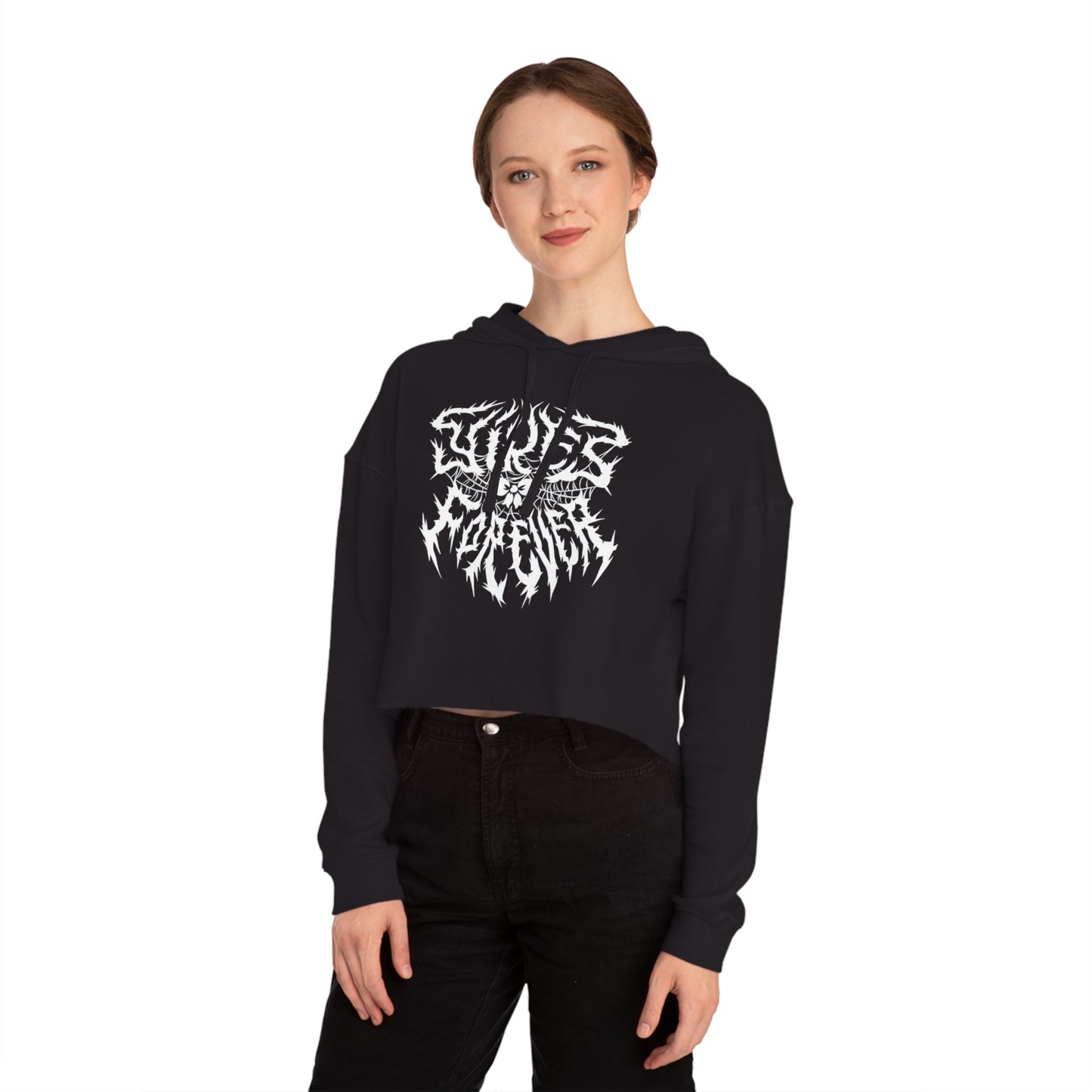 "Yikes Forever" Cropped Hoodie
