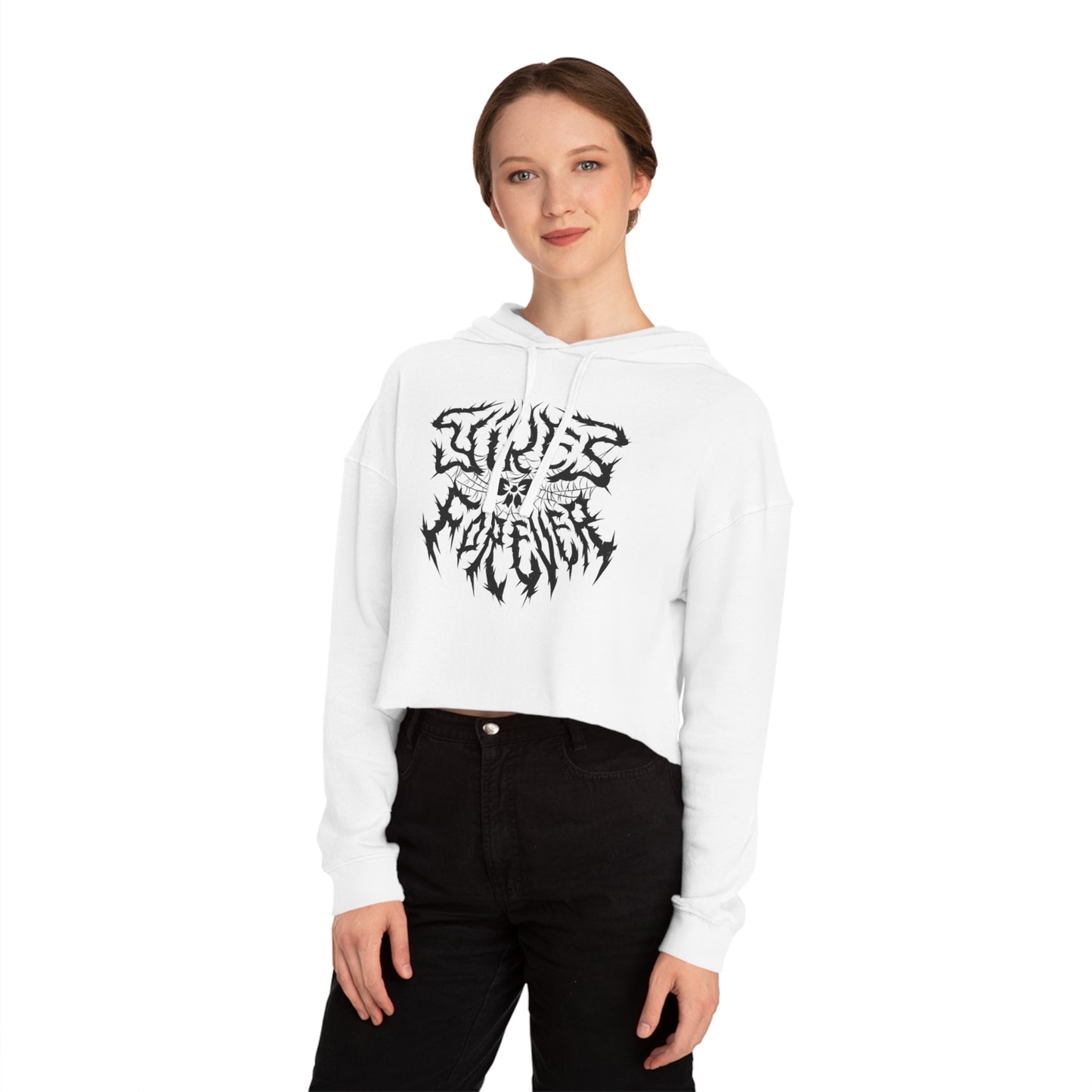 "Yikes Forever" Cropped Hoodie
