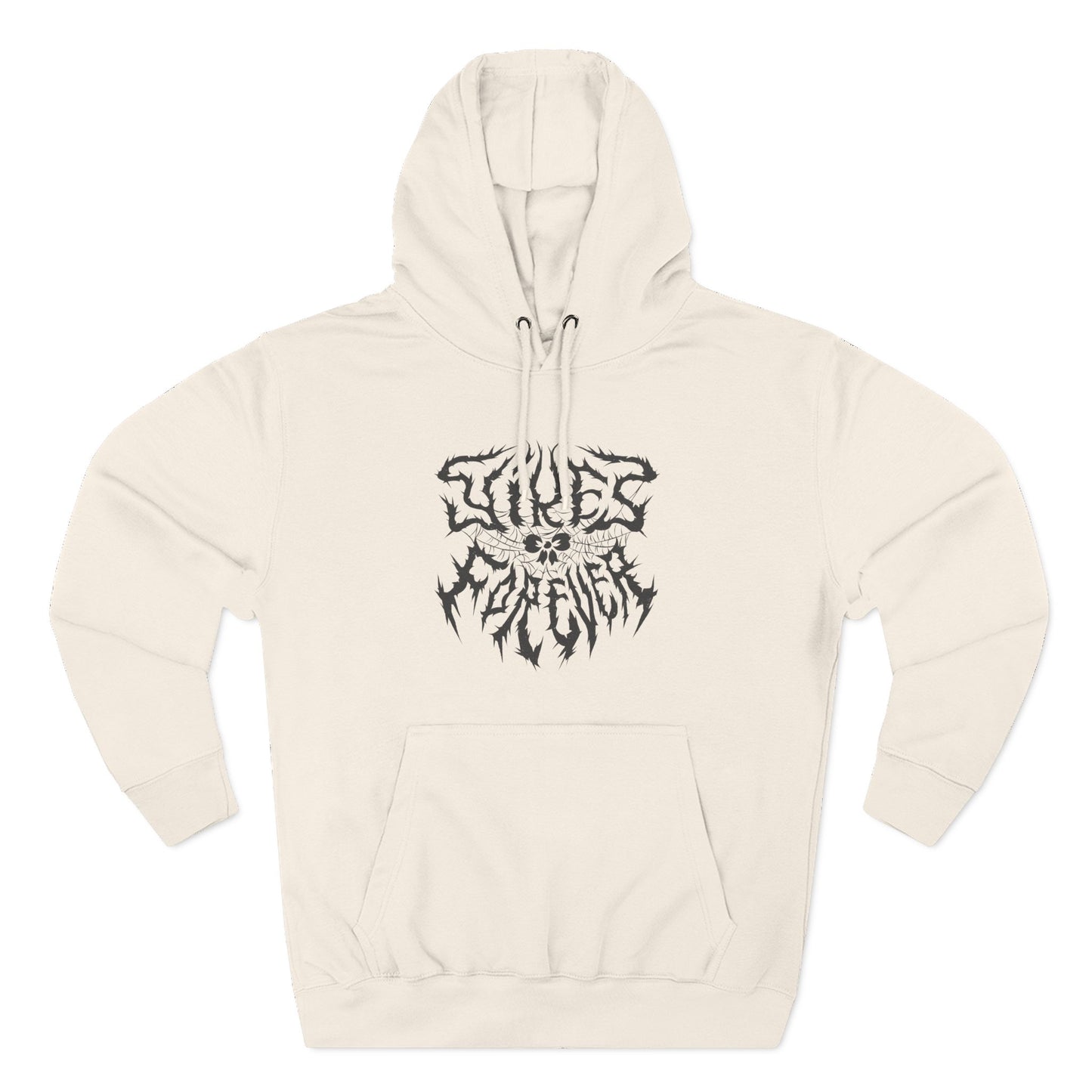 "Yikes Forever" Fleece Hoodie dark text on light background