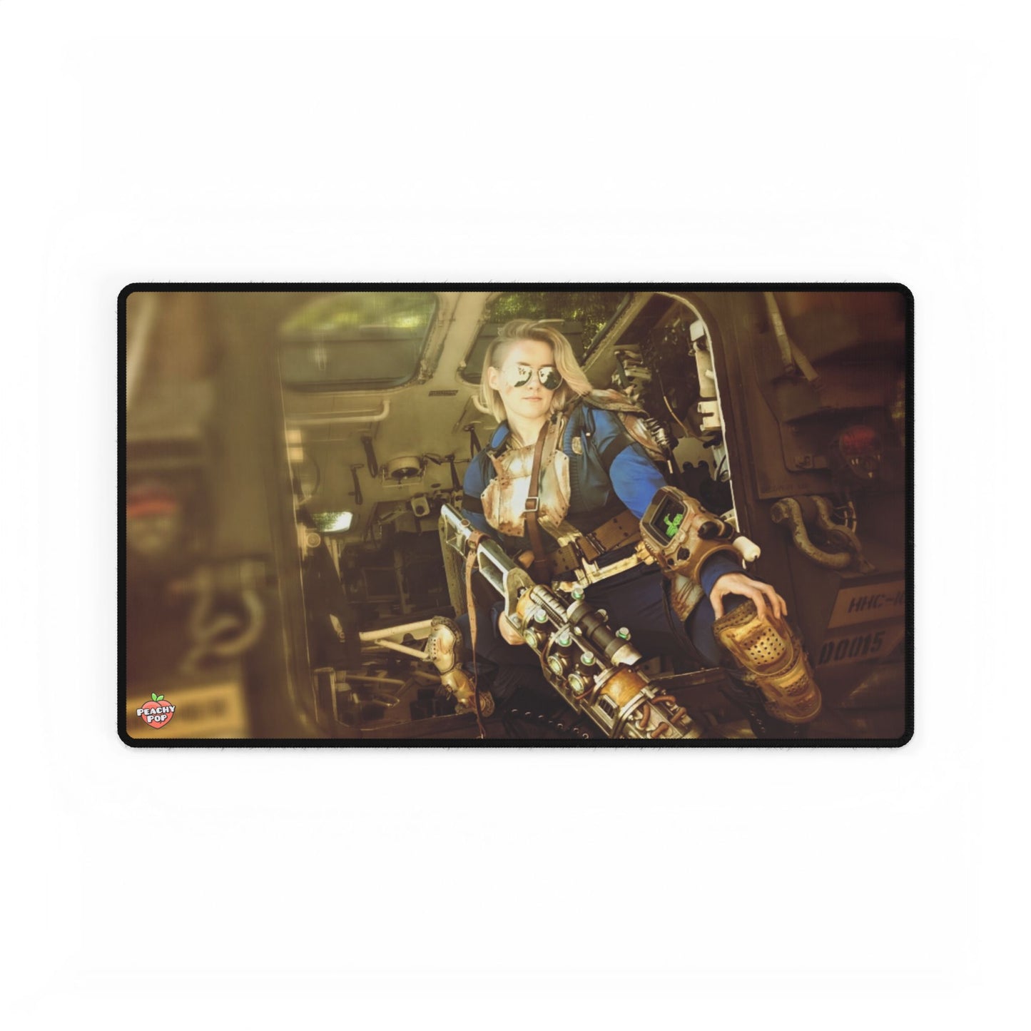 "Peachy Pop Fallout Cosplay" 24 x 14 MTG Playmat