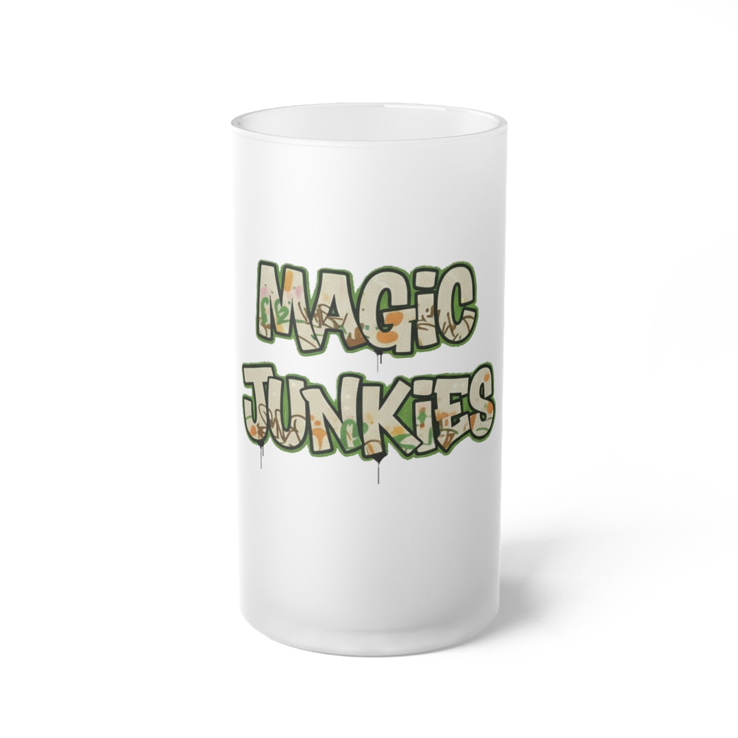 Magic Junkies Frosted Beer Mug