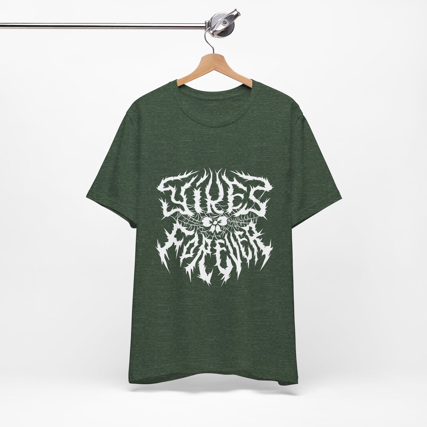 Yikes Forever Tee - dark colors with white text