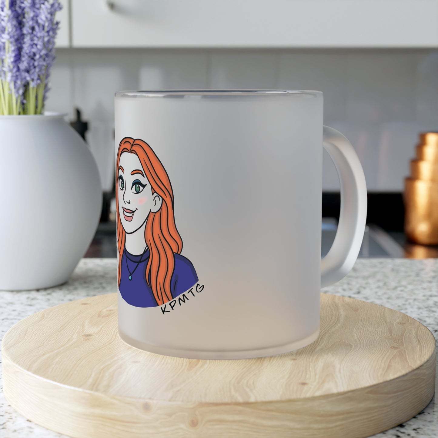 KP Frosted Glass Mug