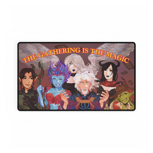 "The Gathering is the Magic" 24 x 14 MTG Playmat
