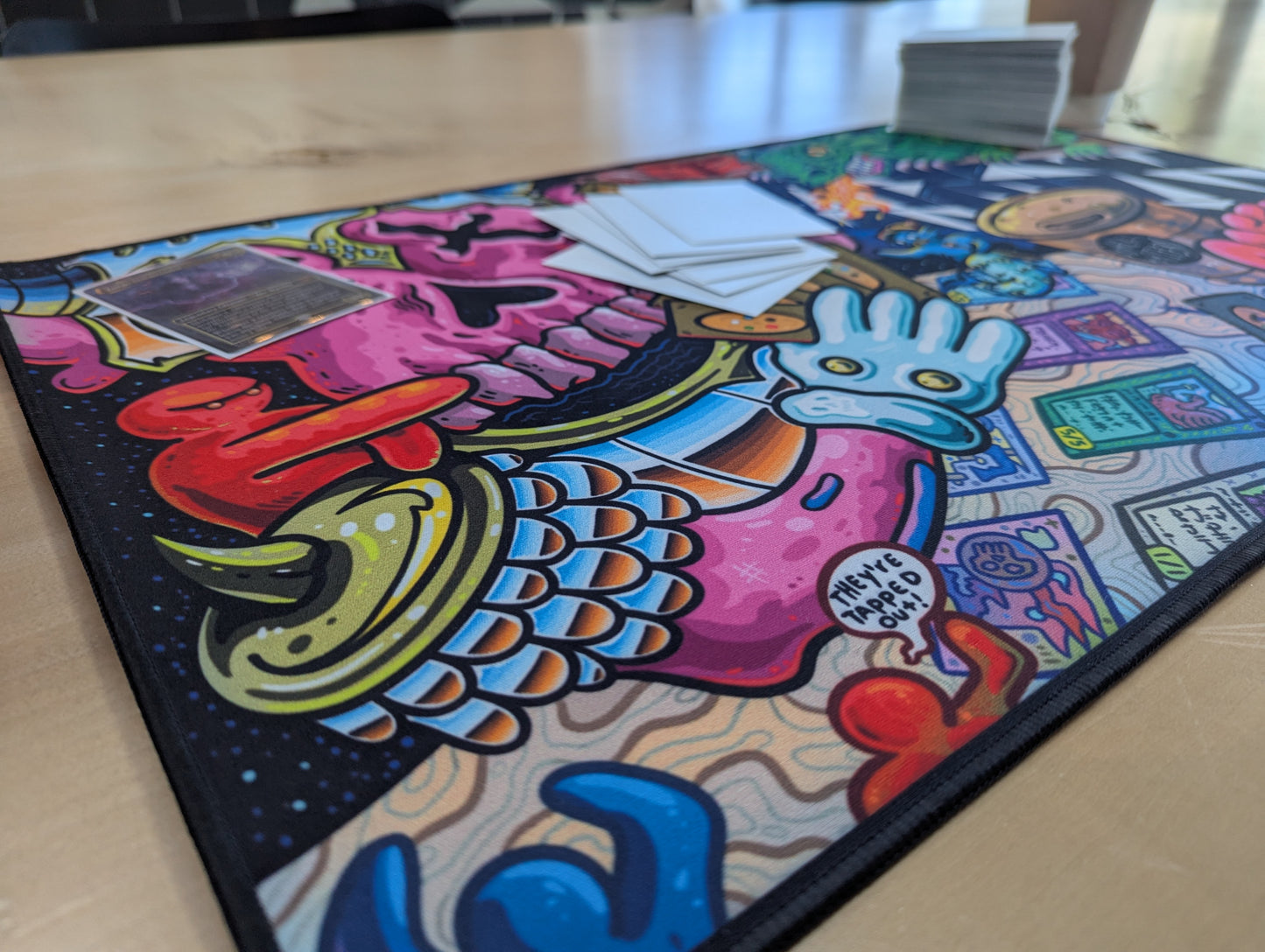 "Coffee and Cards" 24 x 14 MTG Playmat - Jesse Jacobellis