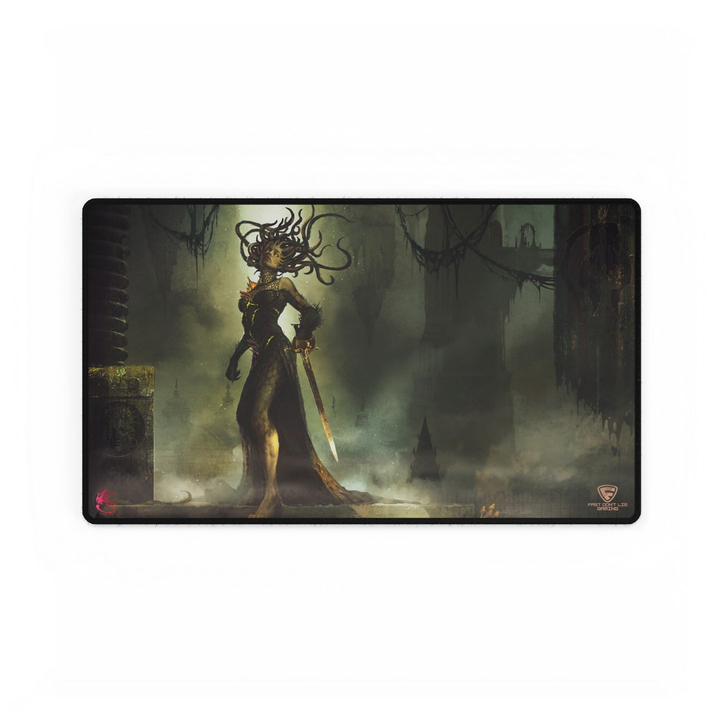 Vraska Playmat 24 x 14 MTG Playmat by Carlos "Kamyu" Díaz Asenjo