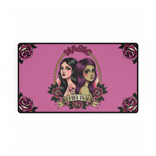 "Lady in Pink" 24 x 14 TCG Playmat - Gemini Twins