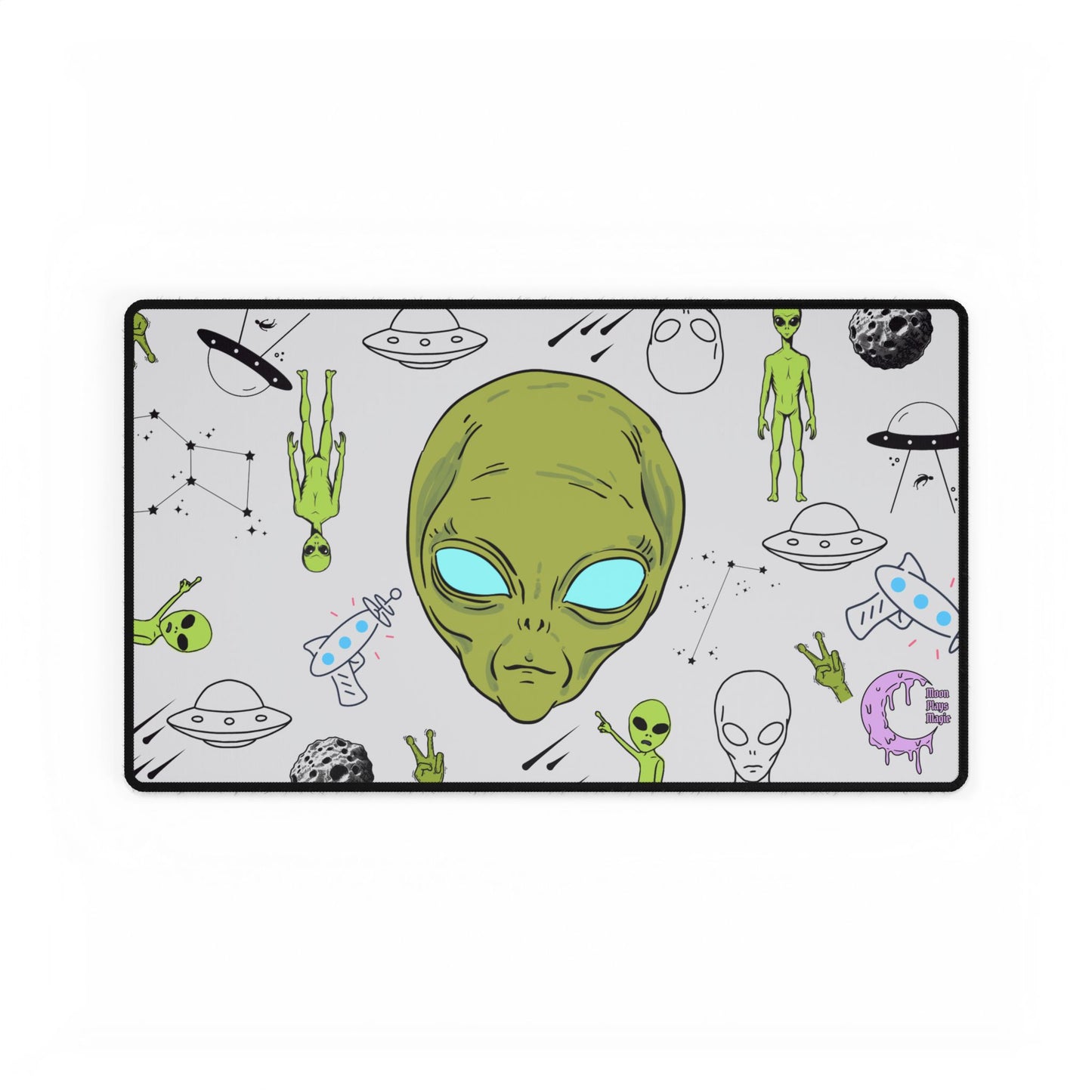 "White Alien" 24 x 14 TCG Playmat - Moonplaysmagic