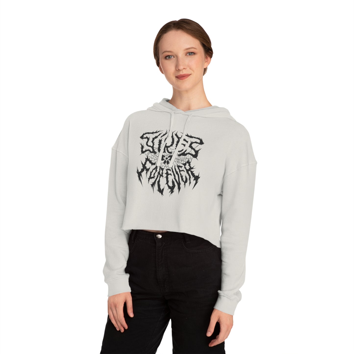 "Yikes Forever" Cropped Hoodie