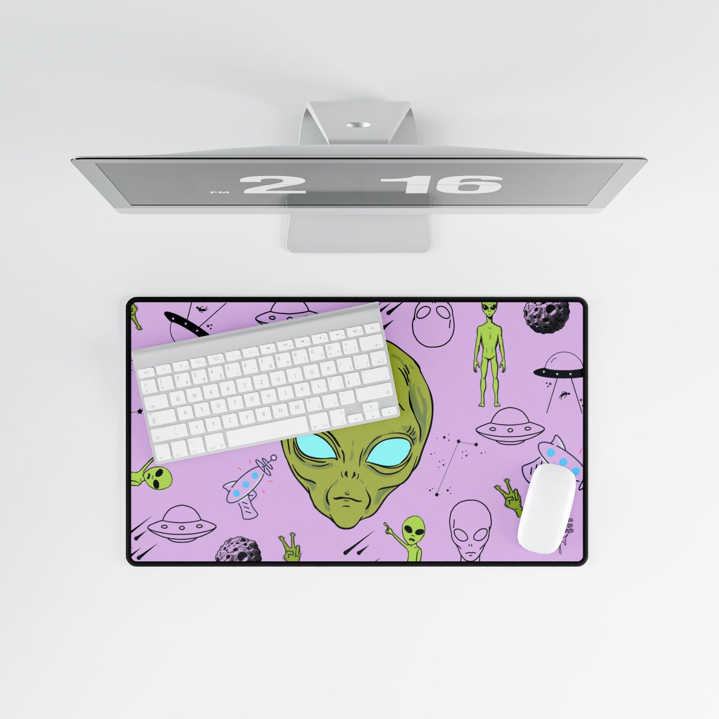 "Pink Alien" 24 x 14 TCG Playmat - Moonplaysmagic