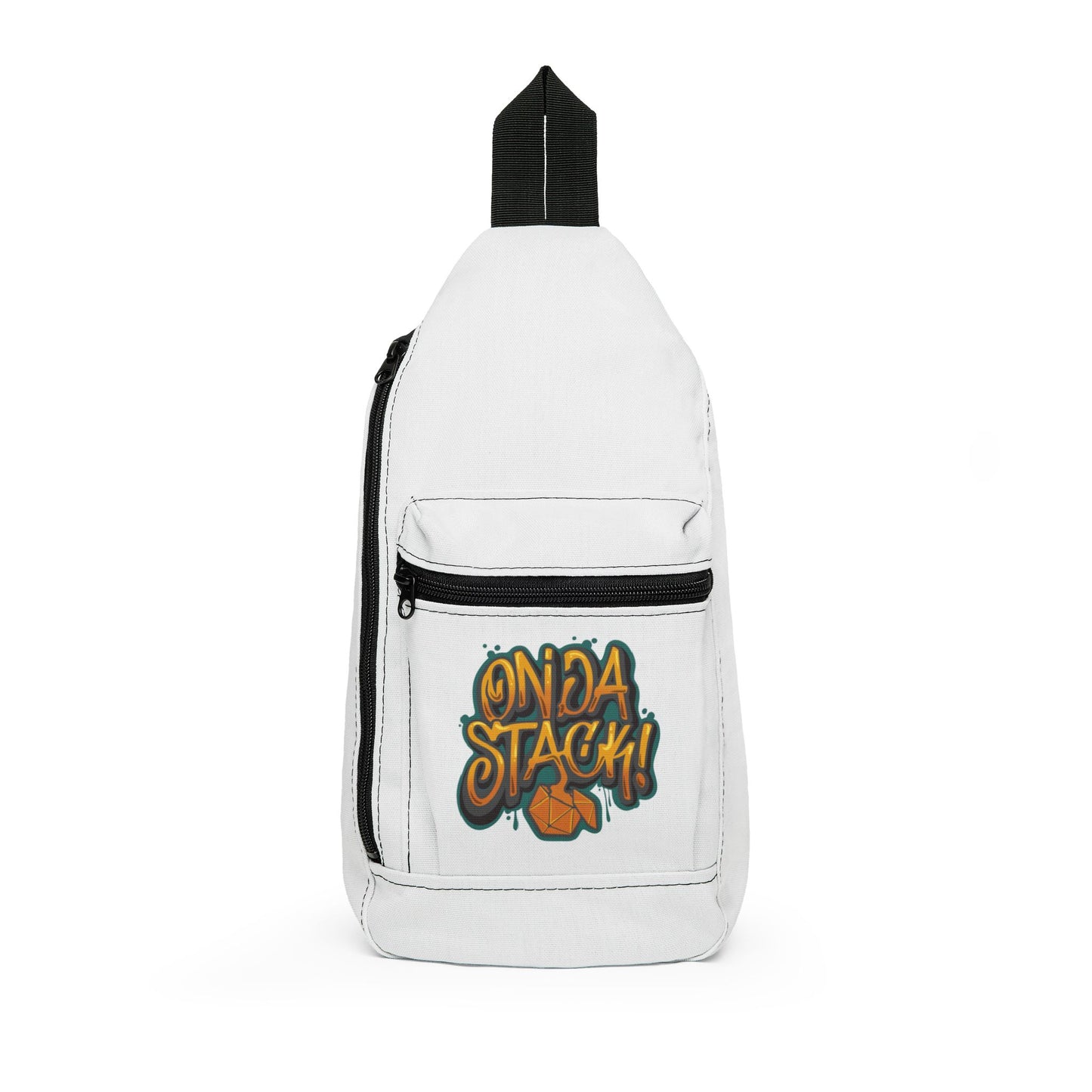 On Da Stack Sling Bag - White