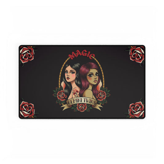 "Lady in Red" 24 x 14 TCG Playmat - Gemini Twins