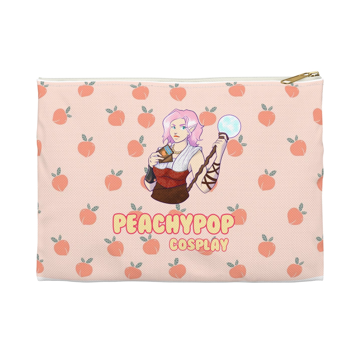 Peachy Pop Zip Pouch