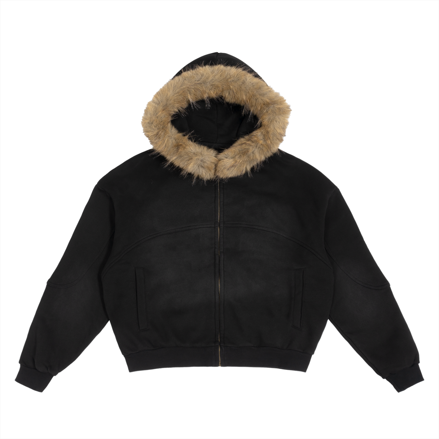 KP Detachable Fur Hoodie