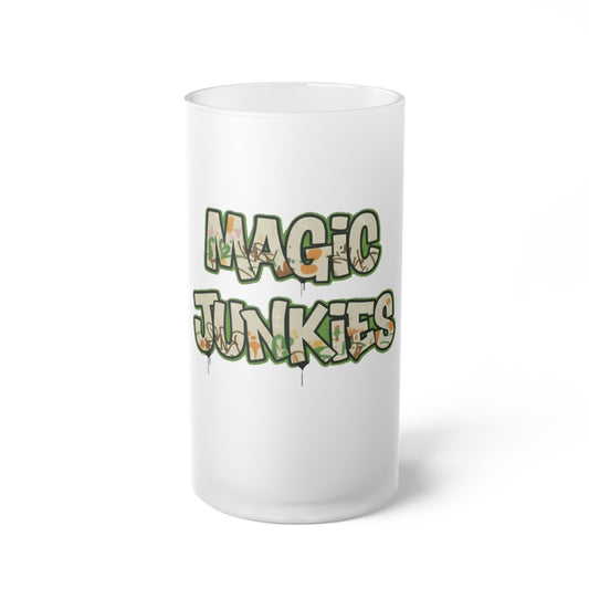 Magic Junkies Frosted Beer Mug