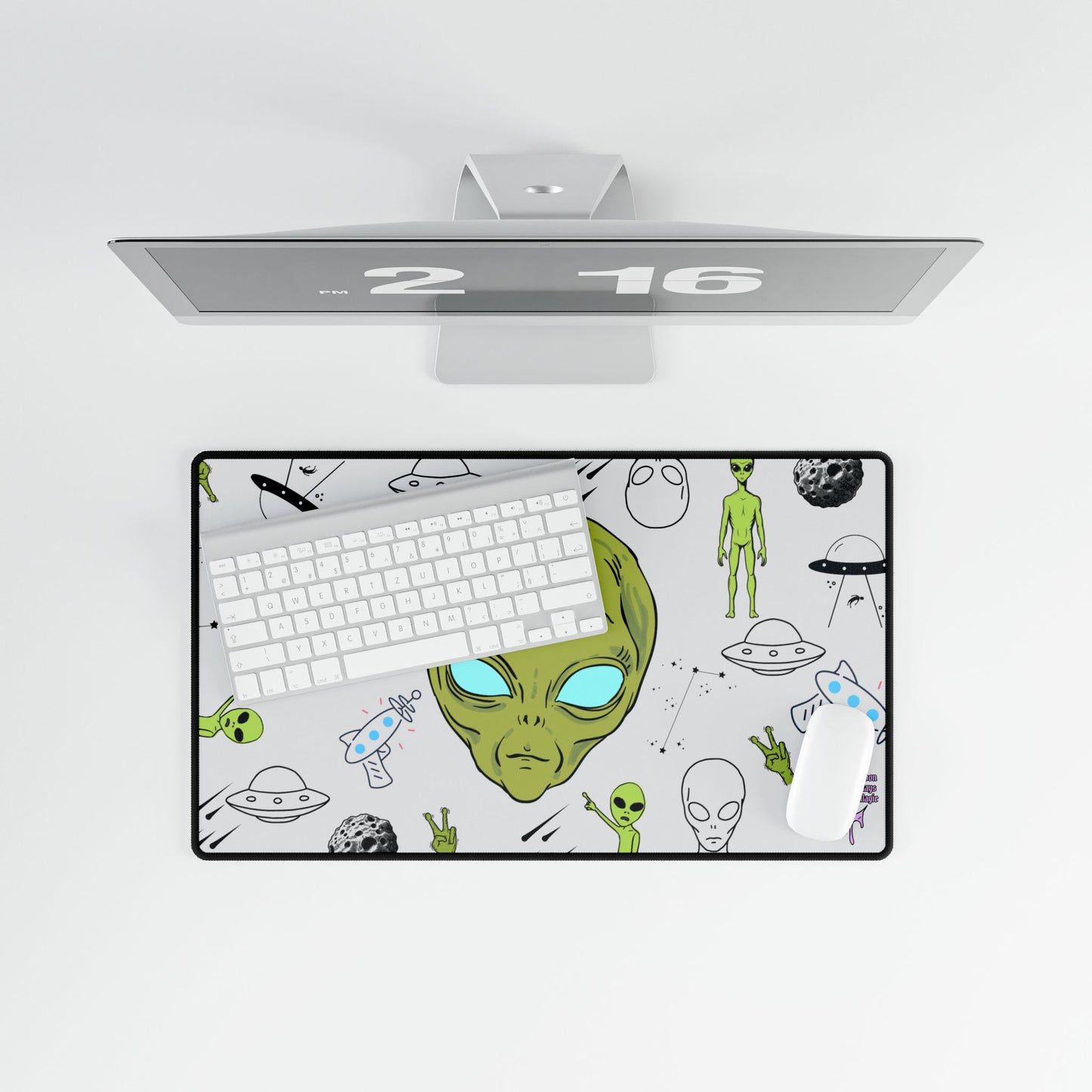 "White Alien" 24 x 14 TCG Playmat - Moonplaysmagic