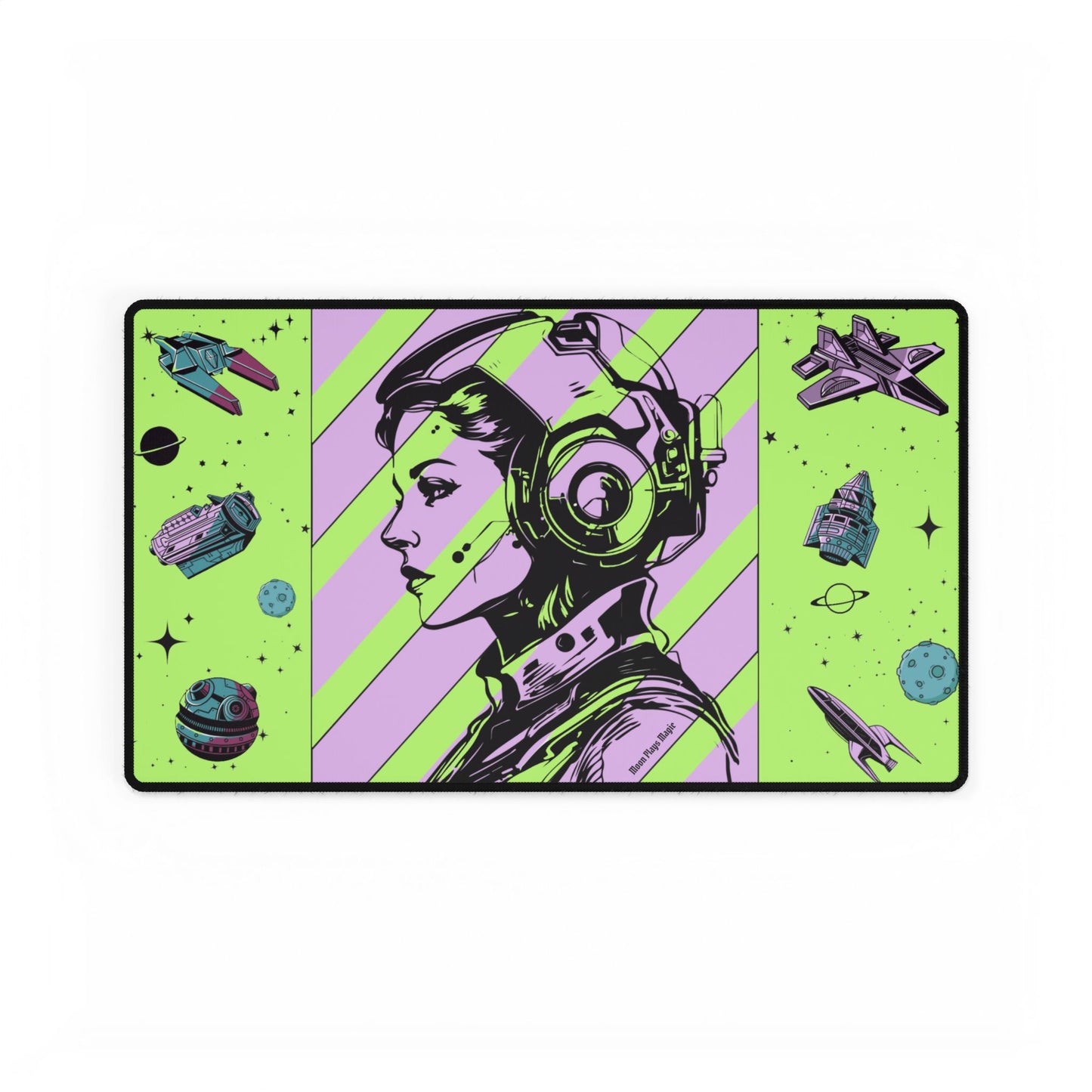 "Crash Out, now with a helmet" 24 x 14 TCG Playmat - Moonplaysmagic