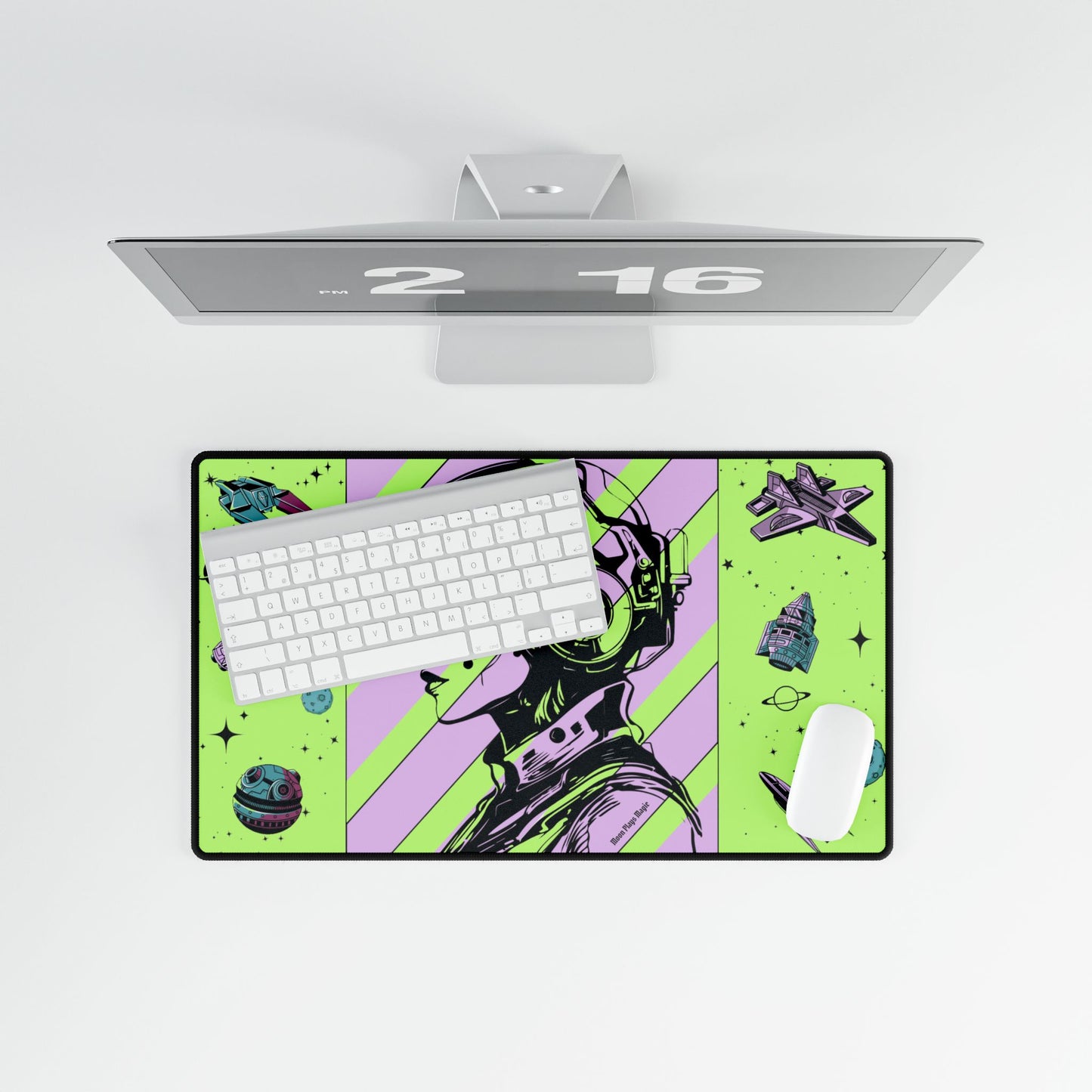 "Crash Out, now with a helmet" 24 x 14 TCG Playmat - Moonplaysmagic