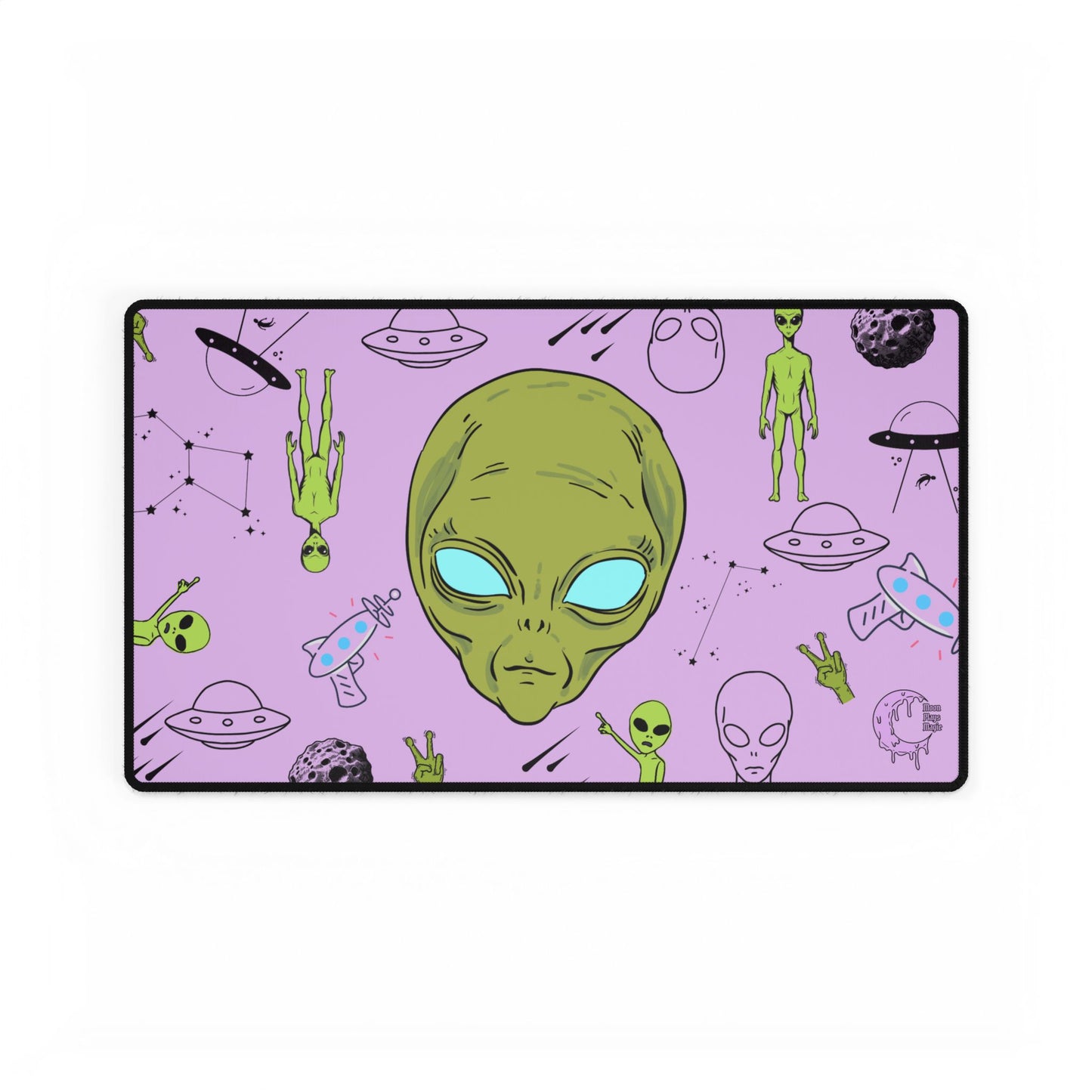 "Pink Alien" 24 x 14 TCG Playmat - Moonplaysmagic