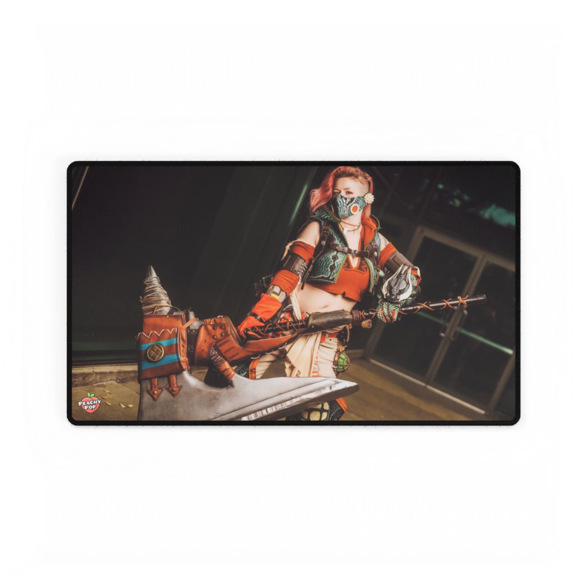 "Peachy Pop Monster Hunter Cosplay" 24 x 14 TCG Playmat
