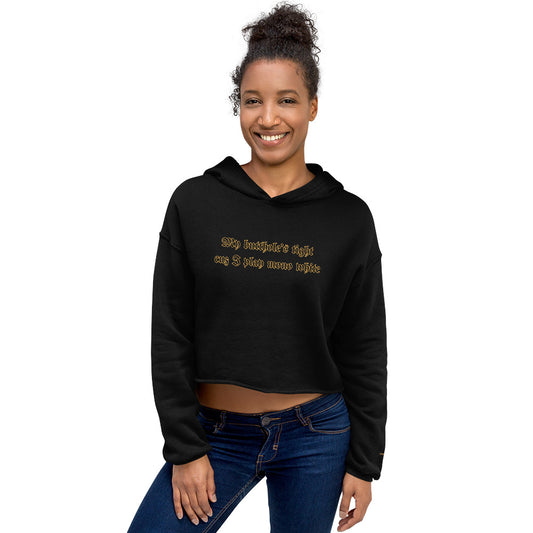 A Girl Named Ron Signature Crop Hoodie