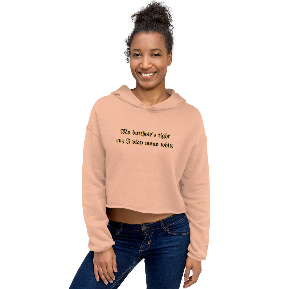 A Girl Named Ron Signature Crop Hoodie