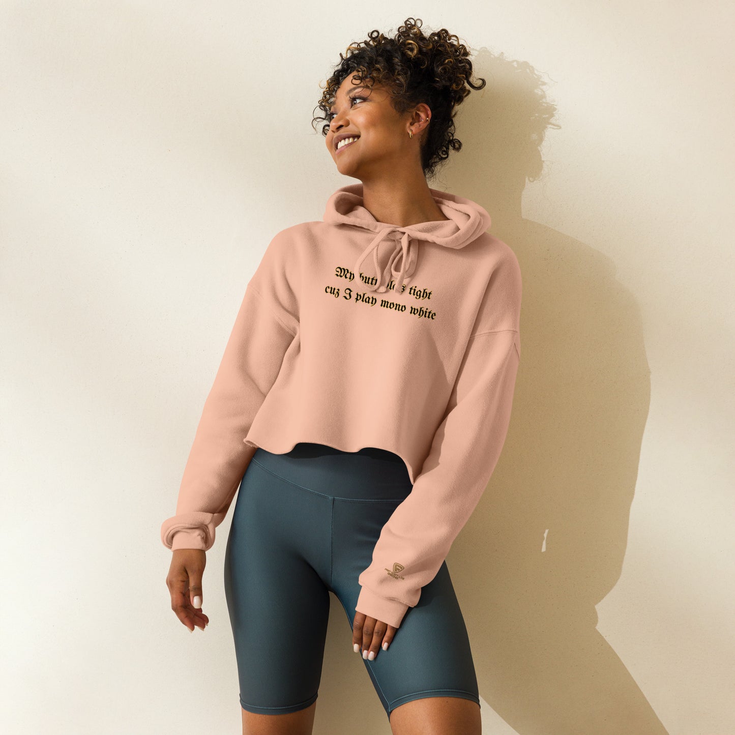 A Girl Named Ron Signature Crop Hoodie